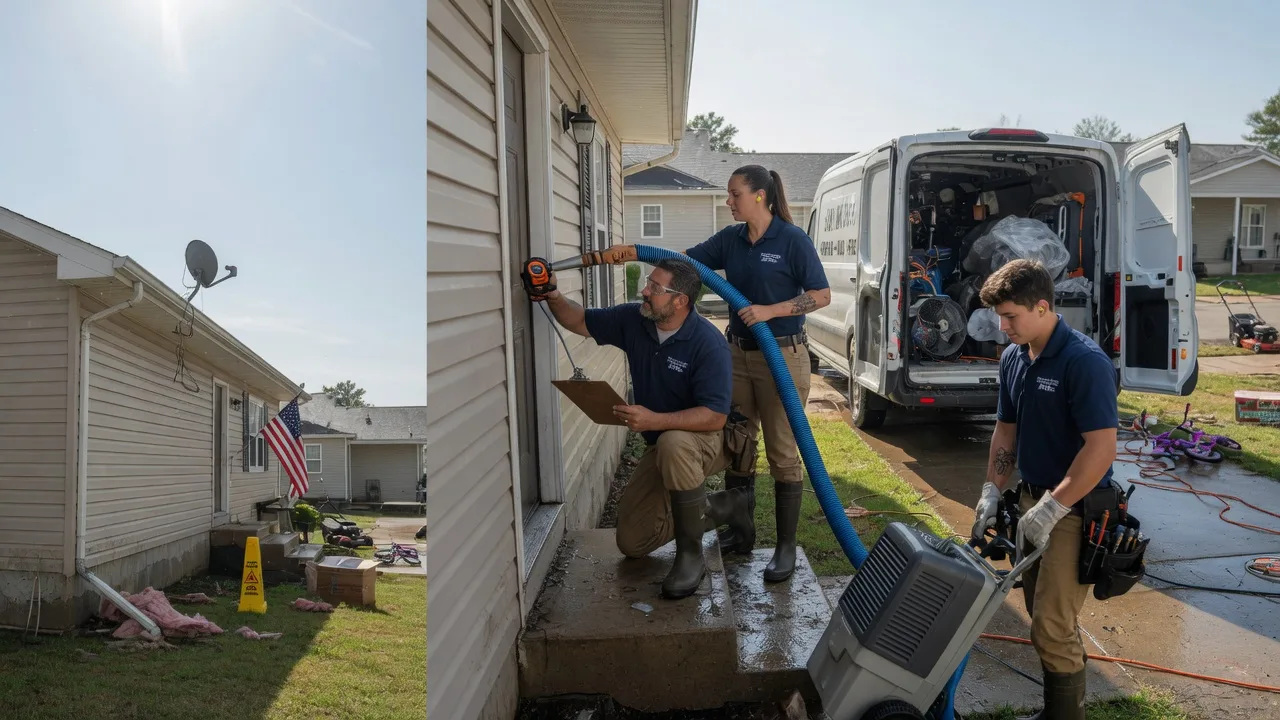Ceiling Water Damage Restoration in Verona, MS near me